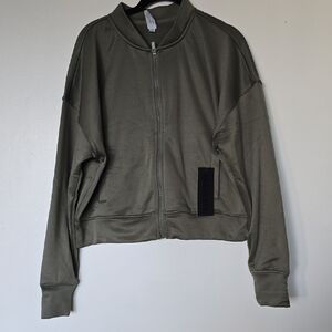 Velocity Women's Olive Bomber Jacket